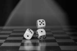 Des dès de jeux de société