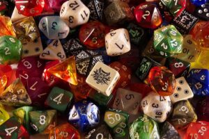 Des dès pour les jeux de rôle