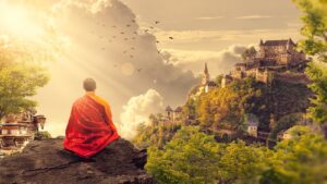 Un temple bouddhiste